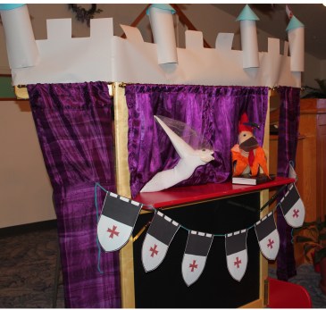 Lady Legomutton and Chester the Jester introduced each lesson